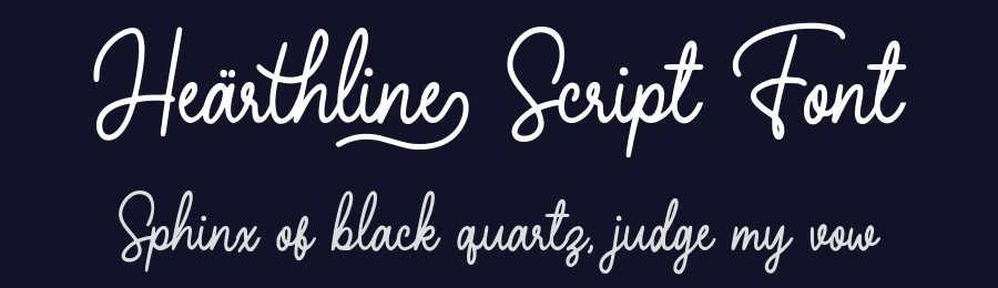 Hearthline Script Font by Good Java Studio — Script Handwritten Font — thumbnail 2
