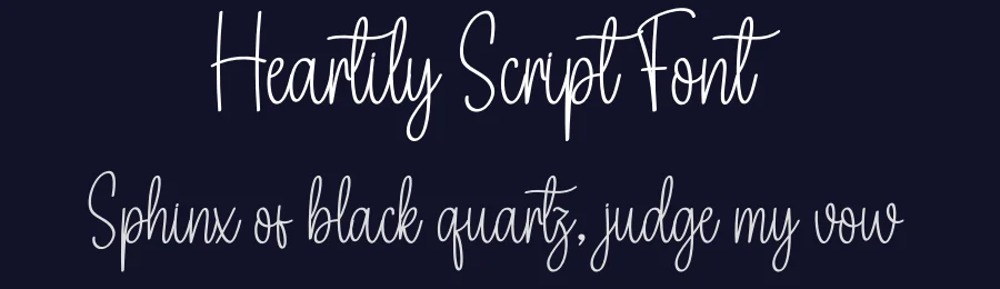 Heartily Script Font by creativeletter — Script Handwritten Font — thumbnail 2