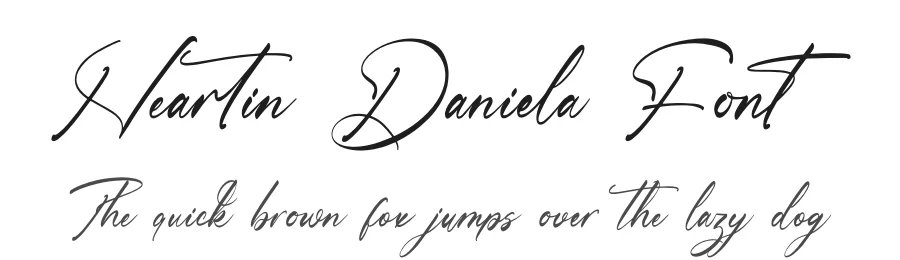 Heartin Daniela Font by letterenastudios — Script Handwritten Font