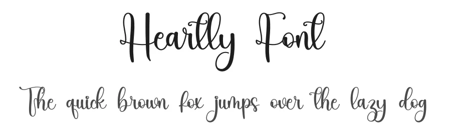 Heartly Font by inermediaSTUDIO — Script Handwritten Font