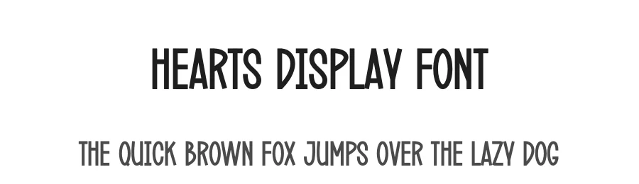 Hearts Display Font by andikastudio — Display Font