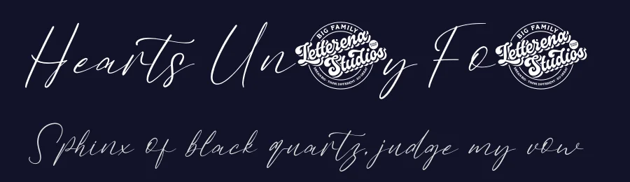 Hearts Unity Font by letterenastudios — Script Handwritten Font — thumbnail 2