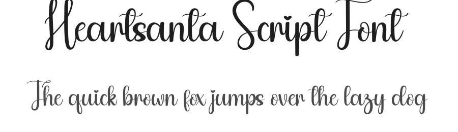 Heartsanta Script Font by andikastudio — Script Handwritten Font