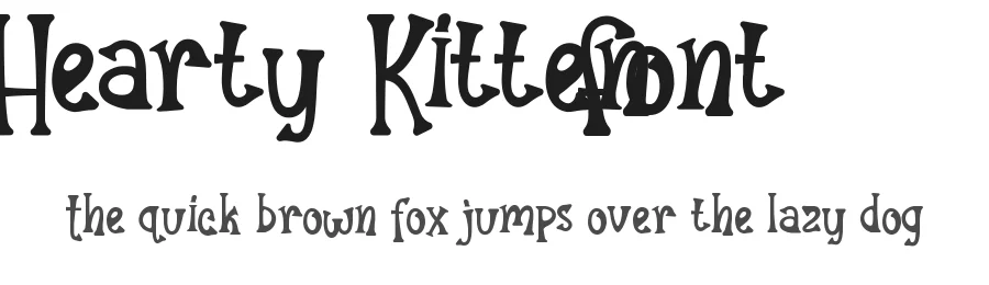 Hearty Kitten Font by noahtype — Decorative Font