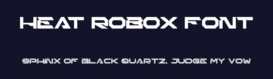 Heat Robox Font by figuree studio — Display Font — thumbnail 2