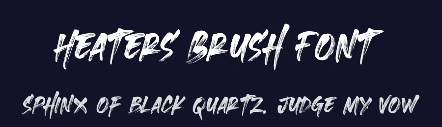 Heaters Brush Font by MLKWSN — Script Handwritten Font — thumbnail 2