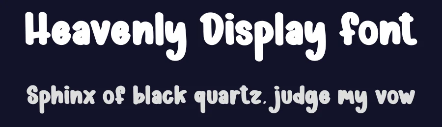 Heavenly Display Font by andikastudio — Display Font — thumbnail 2