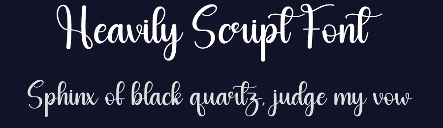 Heavily Script Font by andikastudio — Script Handwritten Font — thumbnail 2