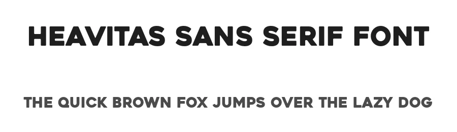 Heavitas Sans Serif Font by Graphite — Sans Serif Font