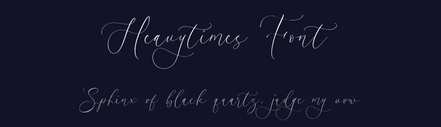 Heavytimes Font by balpirick — Script Handwritten Font — thumbnail 2