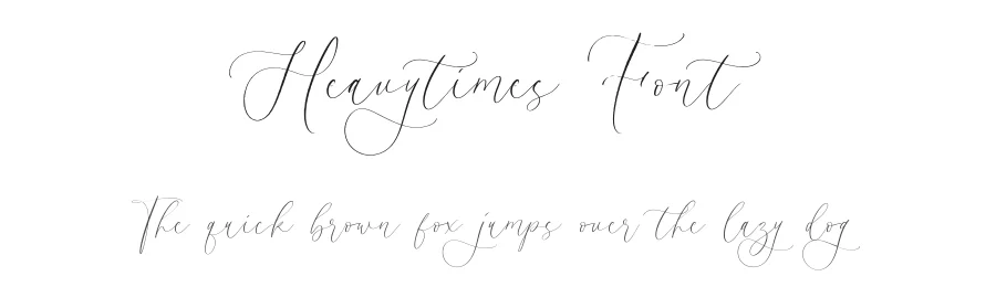 Heavytimes Font by balpirick — Script Handwritten Font