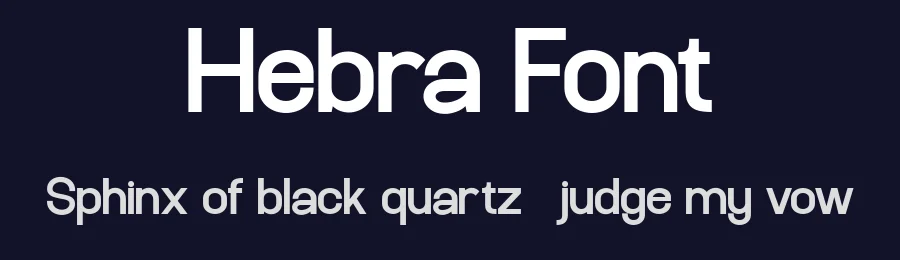 Hebra Font by Flawless And Co — Sans Serif Font — thumbnail 2