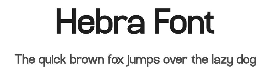 Hebra Font by Flawless And Co — Sans Serif Font