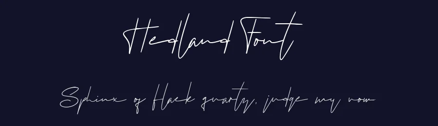 Hedland Font by fathype — Script Handwritten Font — thumbnail 2