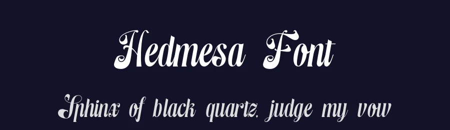 Hedmesa Font by timelesstype.co — Display Font — thumbnail 2