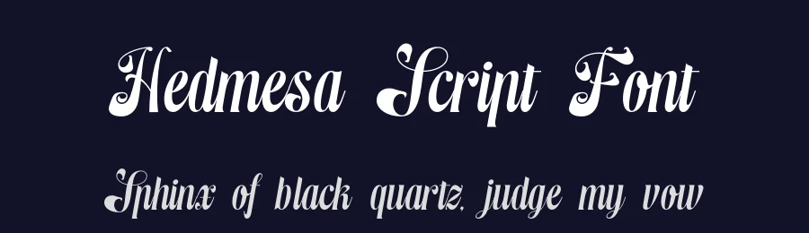 Hedmesa Script Font by timelesstype.co — Display Font — thumbnail 2