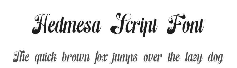 Hedmesa Script Font by timelesstype.co — Display Font