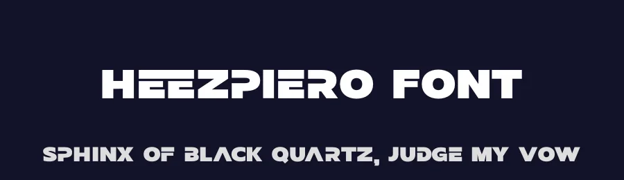 Heezpiero Font by Almarkha Type — Sans Serif Font — thumbnail 2