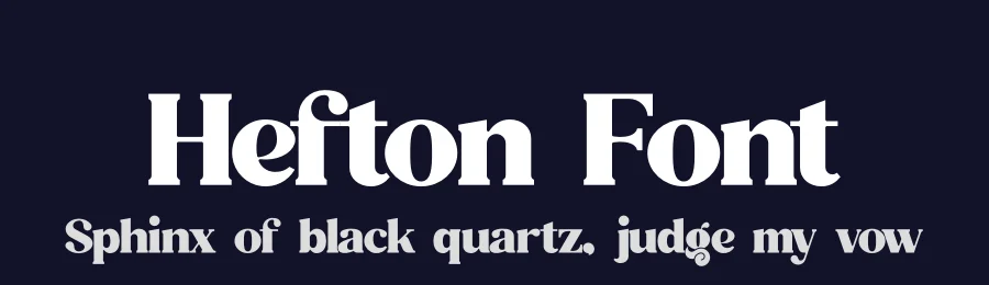 Hefton Font by vpcreativeshop — Display Font — thumbnail 2