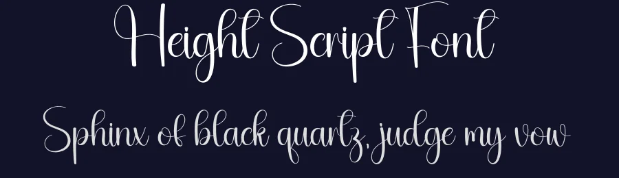 Height Script Font by creativeletter — Script Handwritten Font — thumbnail 2