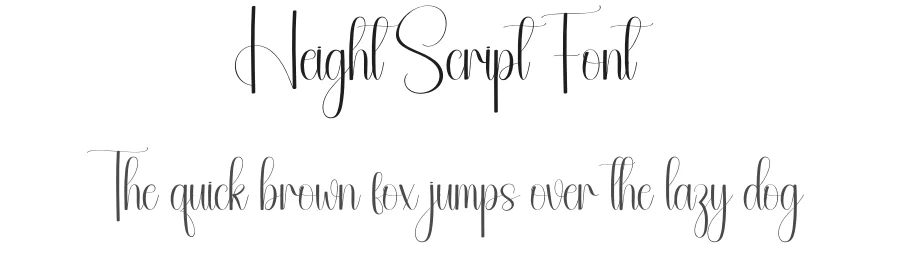 Height Script Font by andikastudio — Script Handwritten Font