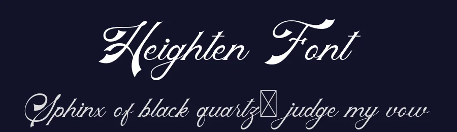 Heighten Font by Arendxstudio — Script Handwritten Font — thumbnail 2