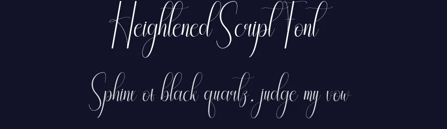 Heightened Script Font by creativeletter — Script Handwritten Font — thumbnail 2