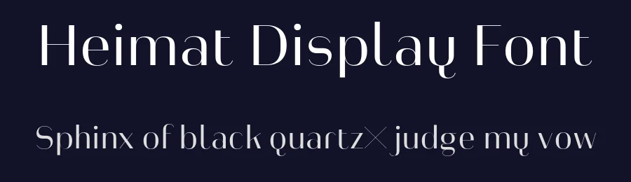 Heimat Display Font by Atlas Font Foundry — Sans Serif Font — thumbnail 2