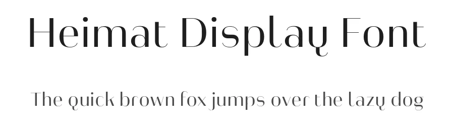 Heimat Display Font by Atlas Font Foundry — Sans Serif Font