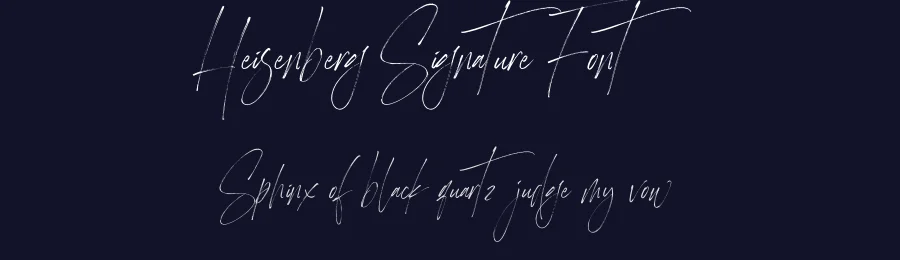 Heisenberg Signature Font by Letteralle Studio — Script Handwritten Font — thumbnail 2