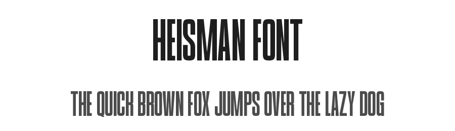 Heisman Font by Funtype — Decorative Font