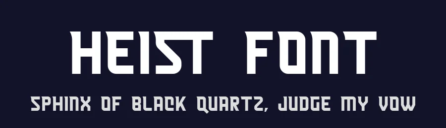 Heist Font by Nyalaapi — Display Font — thumbnail 2