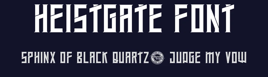 Heistgate Font by CalligraphyFonts.net — Display Font — thumbnail 2