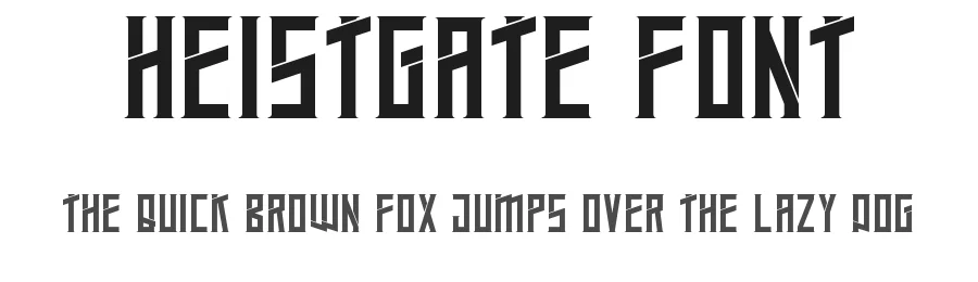Heistgate Font by CalligraphyFonts.net — Display Font
