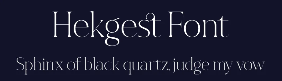 Hekgest Font by timelesstype.co — Serif Font — thumbnail 2