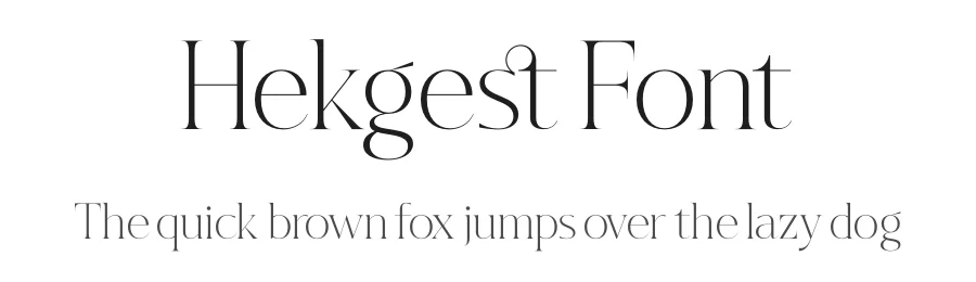 Hekgest Font by timelesstype.co — Serif Font