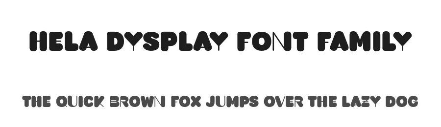 Hela Dysplay Font Family by Renegade Fonts — Display Font