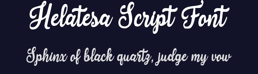 Helatesa Script Font by akbartype — Script Handwritten Font — thumbnail 2