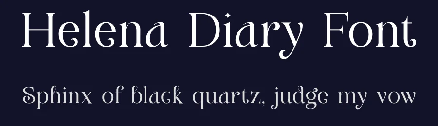 Helena Diary Font by Rantautype — Serif Font — thumbnail 2