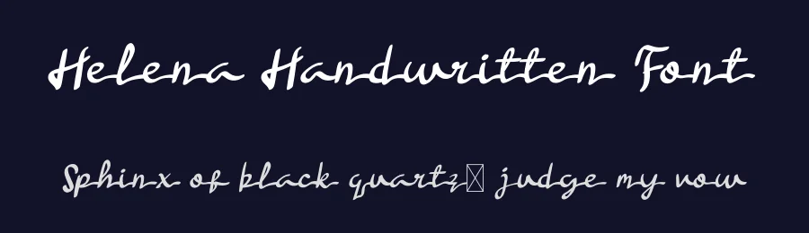 Helena Handwritten Font by twinletter — Script Handwritten Font — thumbnail 2