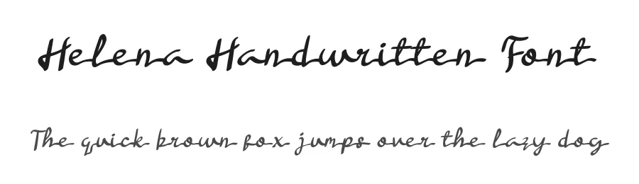 Helena Handwritten Font by twinletter — Script Handwritten Font