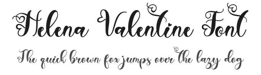 Helena Valentine Font by Yoga Letter — Script Handwritten Font
