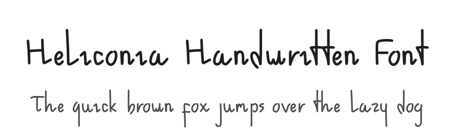 Heliconia Handwritten Font by andikastudio — Script Handwritten Font