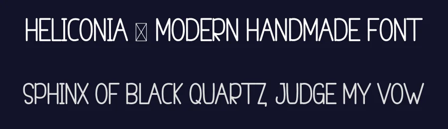Heliconia – Modern Handmade Font by inermediaSTUDIO — Display Font — thumbnail 2