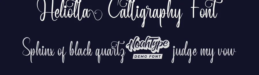 Heliolla Calligraphy Font by noahtype — Script Handwritten Font — thumbnail 2
