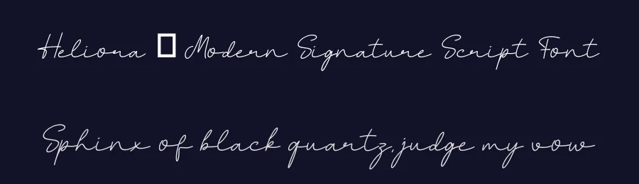 Heliora – Modern Signature Script Font by Funtype — Serif Font — thumbnail 2