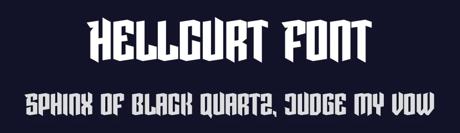 Hellcurt Font by mhdafifersya — Display Font — thumbnail 2