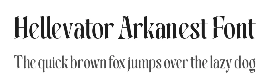 Hellevator Arkanest Font by timelesstype.co — Serif Font
