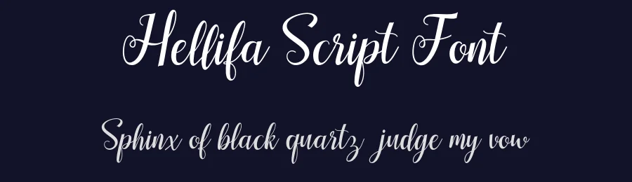 Hellifa Script Font by Barland — Script Handwritten Font — thumbnail 2