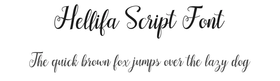 Hellifa Script Font by Barland — Script Handwritten Font